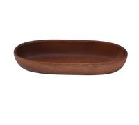 Ejoyous Wooden Salad Bowl, Large Capacity, Easy to, Elegant Wooden Boat-Shaped Bowl for Dessert, Dining Table, Fruit, Kitchen, Bread (M)