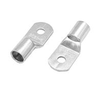 EJPPDHCO 10PCS/5PCS SC50-6 50-8 50-10 50-12 Copper Cable Lug Kit Bolt Hole Tinned Cable lugs Battery Terminals copper nose Wire connector(SC50-14,5PCS)