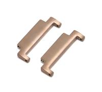 EJPPDHCO 1Pair 22mm Connector for Active 2 Gear S3 Galaxy Watch 46mm Band 20mm for GTR Quick Release Pins Strap Repair Tools & Kits(Rose Gold,18-22mm)