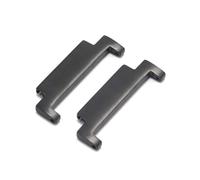 EJPPDHCO 1Pair 22mm Connector for Active 2 Gear S3 Galaxy Watch 46mm Band 20mm for GTR Quick Release Pins Strap Repair Tools & Kits(Black,22-22mm)