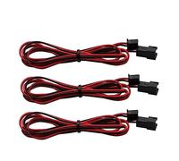 EJPPDHCO 2/5/10PCS 3D Printer Parts Fan extension cable 1M Wire Length Connection Line 2pin xh2.54 Female Male Connector (Size : 10pcs)