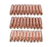 EJPPDHCO 5/10PCS, Tip Gas Nozzle MB-15AK M6*25mm Welding Torch Contact Tip Gas Nozzle 0.6/0.8/0.9/1.0/1.2mm For MB-15AK 14AK MIG/MAG Part(0.9MM,5PCs)