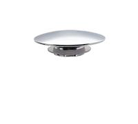 EJPPDHCO Full Copper Pop Up Drain Cover Bathroom Basin Filter Top Renovation Washbasin Lid Accessory (Chrome)
