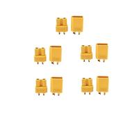 EJPPDHCO XT30 XT-30 Plug Male Female Bullet Connectors Plugs For RC Lipo Battery Quadcopter Multicopter For accessories parts(5 pair XT30)