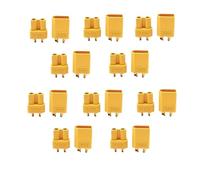 EJPPDHCO XT30 XT-30 Plug Male Female Bullet Connectors Plugs For RC Lipo Battery Quadcopter Multicopter For accessories parts(10 pair XT30)
