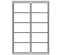EJRange Address Labels 10 per A4 Sheet - 100 Sheets (1000 Labels) | Self-Adhesive Sticky Mailing Labels for Inkjet & Laser Printers | J8173/L7173 Shipping & Postage Stickers