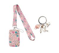 EJUFNS 1 Nurse Card Holder Pendant And 1 Keychain, One-Piece Badge Holder, Gift For Medical Workers, Suitable For Doctors And Nurses, Id Cards, And Mobile Phones.