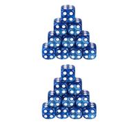 EJUFNS 20 Pearl Pattern Blue Dice, Creative Digital Dice, Various Game Accessories, Mathematics Teaching Aids, Holiday Souvenirs, Gifts For Friends.