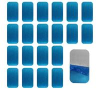 EJUFNS 20 Pieces Of Rectangular Magnetic Patches, Self-Adhesive Metal Magnets, Lamp Replacement Accessories, Suitable For Cabinet Lights And Induction Lights.