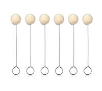 EJUFNS 6 Wool Applicators, Oi Wool Brushes, Leather Care Tools, Smooth And Uniform Application, Suitable For Dye Coloring.