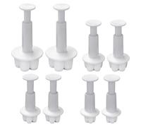 EJUFNS 8 Pieces Of Petal Baking Molds, Flower Modeling Molds, Creative Baking Tools, Recyclable, Suitable For Making Biscuits, Cakes And Desserts.