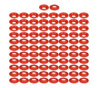 EJUFNS 90 Pieces Of Red Silicone Sealing Ring, Bottle Cap Sealing Accessories, Wine Leak-Proof Stopper, Suitable For Swinging Flip Bottles.