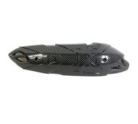 EJUOYO 1PC Carbon Fiber Printed ABS Plastic Exhaust Pipe Trim Cover Fit For YAMAHA NMAX155 2020