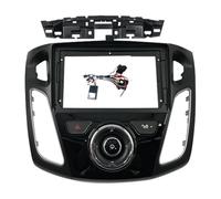 EJUOYO Car Radio Frame Car Radio Fascias Frame Fit For Ford Focus MK3 2011-2019 9 Inch 2DIN Stereo Pane Car Radio Frame Kit(B-frame cord canbus)