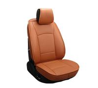 EJUOYO Car Seat Cushion Seat Covers Full Set Artificial Leather Pickup Truck Fit for Chevrolet Colorado 2023 2024 Car seat protector(Brass)