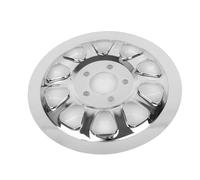 EJUOYO Case Chainrings Fit For Softail Fat Boy Lo FLSTN FXSTC FXST/FLT Motor Outer Pulley Cover 66 Tooth Chrome Rear Pulley Insert Sprocket Cover