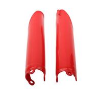 EJUOYO Fit For Honda CRF CR 125 250 450 R X RX CRF250 CRF450 CR125 1993-2018 Fork Guards Front Fork Tube Frame Cover Brake Disc Guard(Red)