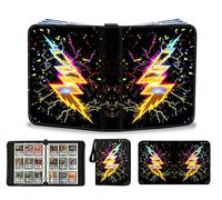 EJUXPSE Trading Card Binder, 9 Pocket Trading Card Album, 900 Pockets Waterproof PU Card Holder Album. Card Collection Toploader Binder for Pokemon, Yugioh, MTG, TCG, Card Folders for Trading Cards