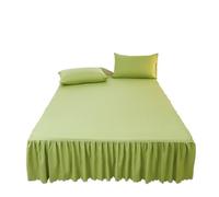 EJvkrbtx Ruffle Wrap Bedspread Bed Skirt Set With Pillowcase 3pcs Multiple Sizes(13,200x220cmx30cm 3pcs)