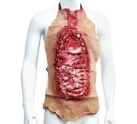 EJWCIG Bloody Intestine Torso Chest Fake Dead Body Creepy Horro Zombie Scary Halloween Decorations Cosplay Props Costumes