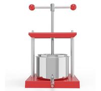 EJWOX Cheese Tincture Herb Fruit Wine Manual Press - 0.8 Gal Stainless Steel Press Machine for Juice, Vegetable, Wine, Olive Oil