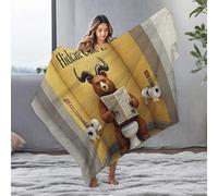 EJXN Easter Throw Blanket Bullish Bear In The Bath: Hidcare Catle E. Flannel Blanket Big Blanket Big Blanket(150x200cm)