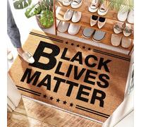 EJXN Entry Indoor Waterproof Kitchen Polypropylene Entrance Mat - Black Lives Matter Blm | Nautical/Hydrangea Door Outdoor - Welcome Mats For Front Door Funny For Basement Concrete(65X90CM)