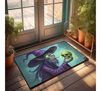 EJXN Funny House Decor Happy Halloween Spooky Halloween Skulls Doormat Farm Rug Door Mat Indoor Entrance(40X60CM)