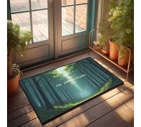 EJXN Funny Room Decor Chasing Dreams Through The Enchanted Forest Doormat Outdoor Mats For Front Door Stuff For Your Room(65X90CM)