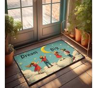 EJXN Funny Room Decor Children Reaching For The Stars: A Dream Big Adventure Doormat Outdoor Mats For Front Door Stuff For Your Room(40X60CM)