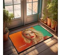 EJXN Home Entrance Decor Vibrant Valencia: A Glimpse Into Colorful Culture Doormat Cool Door Mat Fun Door Mat(50X80CM)