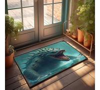 EJXN Home Sweet Apartment Doormat Spiky Monster Emerging From The Depths Doormat Back Yard Decorations Small Welcome Mat(65X90CM)