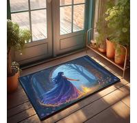 EJXN Outdoor Door Mats For Home Entrance A Mystical Journey Through The Enchanted Forest Doormat Kitchen Rugs And Mats Summer Floor Mat(65X90CM)