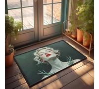 EJXN Outdoor Fall Door Mat Whispering Leaves: A Dreamy Portrait Of Serenity Doormat Man Cave Stuff Bar Decor For Home(40X60CM)
