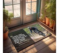 EJXN Patio Rug Cherry | Ride For Peace, Not Just Wins. - Thankful Kitchen & Fast Drying Bath/Soft - Out Door Rug Patio Waterproof, Mens Bathroom(65X90CM)
