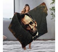 EJXN Plush Blanket Abraham Lincoln: A Portrait Of Leadership And History Flannel Blanket Beach Blanket Personalized Baby Blanket(150x200cm)