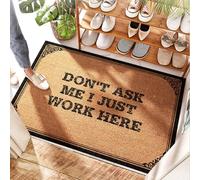 EJXN Table Entry Mat | Outdoor Patio Waterproof/Don't Ask Me I Just Work Here - Lick & Camping Door - Fall Door Mats For Outside Entry, Non Slip(40X60CM)