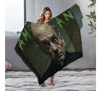 EJXN Throw Blankets For Couch American Priest'S Haunting Gaze: A Portrait Of Devotion And Myste Flannel Blanket Thick Blanket Soft Blanket(150x200cm)