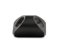 EK-Quantum Torque Static Female to Female 90° Adapter Fitting - Black