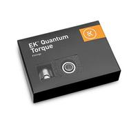 EK-Quantum Torque STC 10/13 Soft Tube Compression Fitting 6-Pack, G1/4", for 10/13mm ID/OD Soft Tubing, Nickel