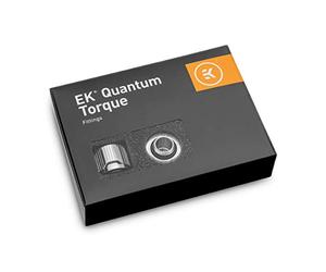 EK-Quantum Torque STC 10/16 Soft Tube Compression Fitting 6-Pack, G1/4", for 10/16mm ID/OD Soft Tubing, Nickel