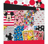 EK Success Disney Paper Pad x inch 36/Pkg-Mickey and Friends 12 Designs/3ea, Other, Multicoloured, 2.76 x 32.48 x 33.75 cm