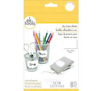EK Success EK Tools 55-59009 Dry Erase Punch Material Pack, Acrylic, Multi-Colour, 5.35x8.58x0.18 cm