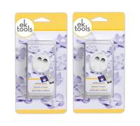 Ek Tools Medium Retro Flower Craft Punch 1" - 2 Pack Bundle for Card Making, Scrapbooking & Paper Crafts