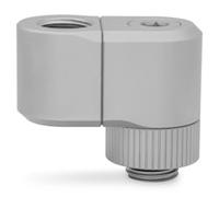 EK Water Blocks EK-Quantum Torque Double Rotary 21mm Offset Fitting - Satin Titanium