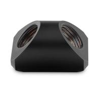 EK Water Blocks EK-Quantum Torque Static Female to Female 90° Fitting - Black