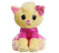 EK World Kate's 7-inch Cat Rosie Plush Stuffed Animal, Unicorn, Soft Fabric, Rainbow Skirt