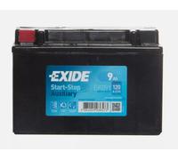Car Battery EK091 Exide AGM Auxiliary Start-Stop 12V 9Ah 120CCA Type CTMX9-BS