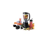 EK4246 Deluxe 3 In 1 Jug Blender, Smoothie Maker and Mini Food Processor, 1.5L Blending Jug & 600ml Sports Bottle, Healthy Soup Maker, Chop Blend &