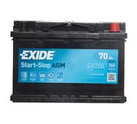 Exide 096 AGM Car Van Battery EK700 70Ah AGM700 Heavy Duty Start Stop Battery